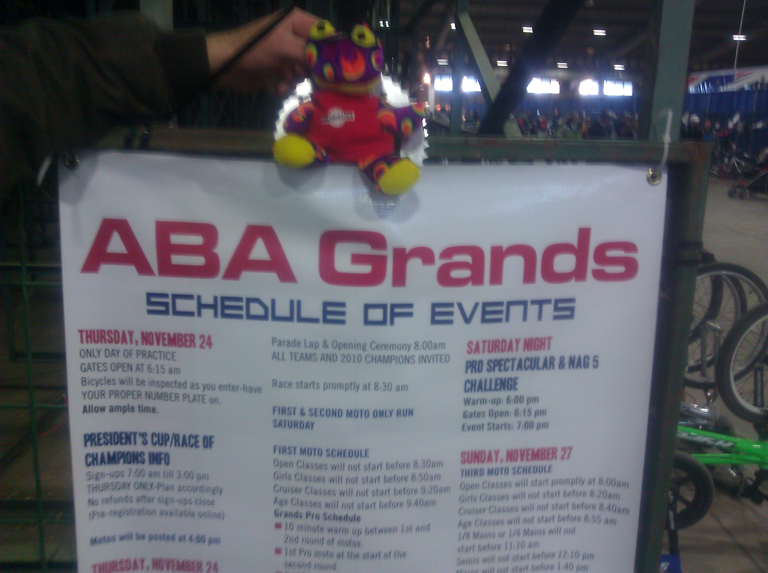 BB and schedule